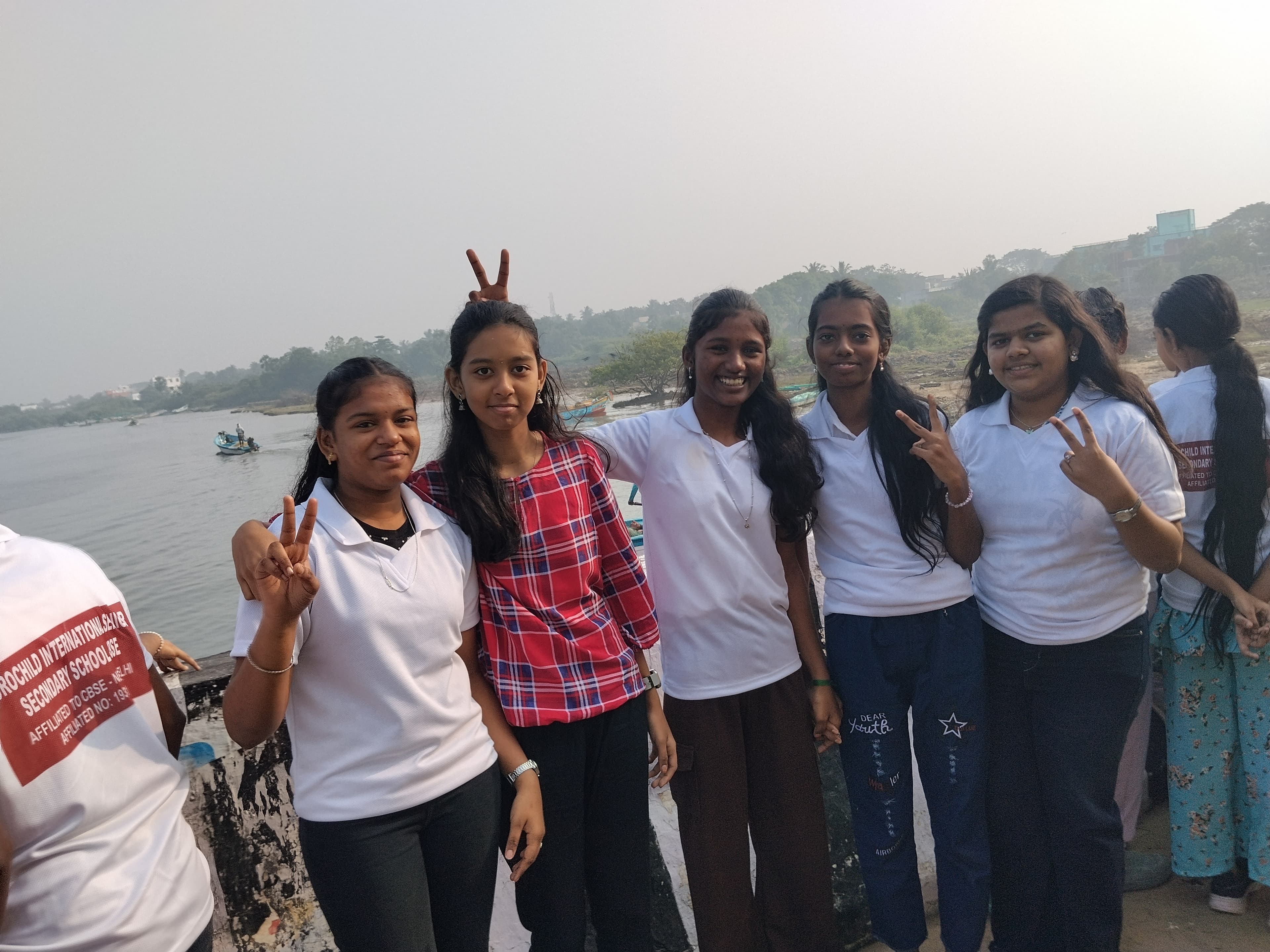 Outdoor learning activity at Aurochild School Cuddalore