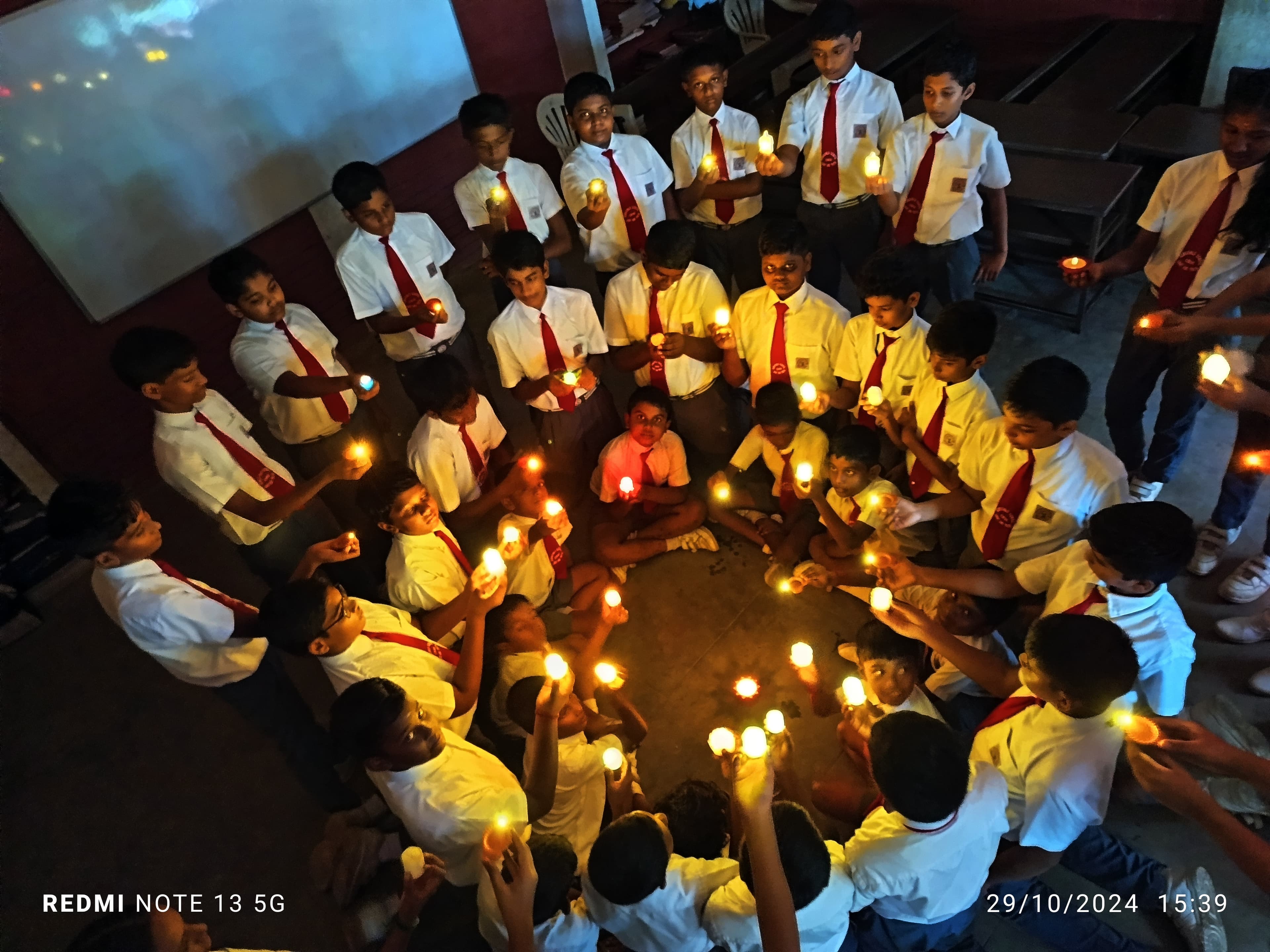 Diwali celebration at Aurochild School Cuddalore