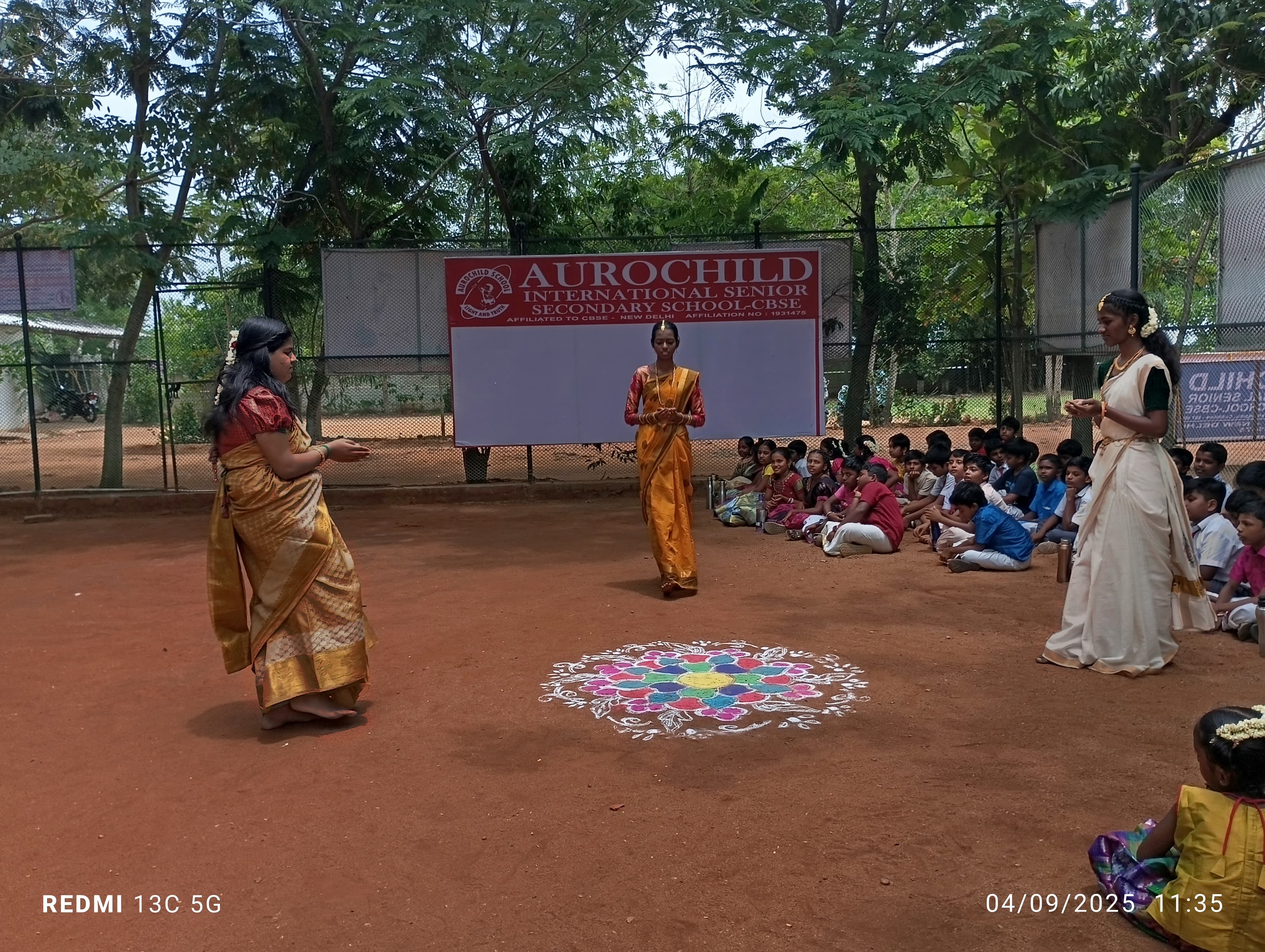 Onam celebration at Aurochild School Cuddalore