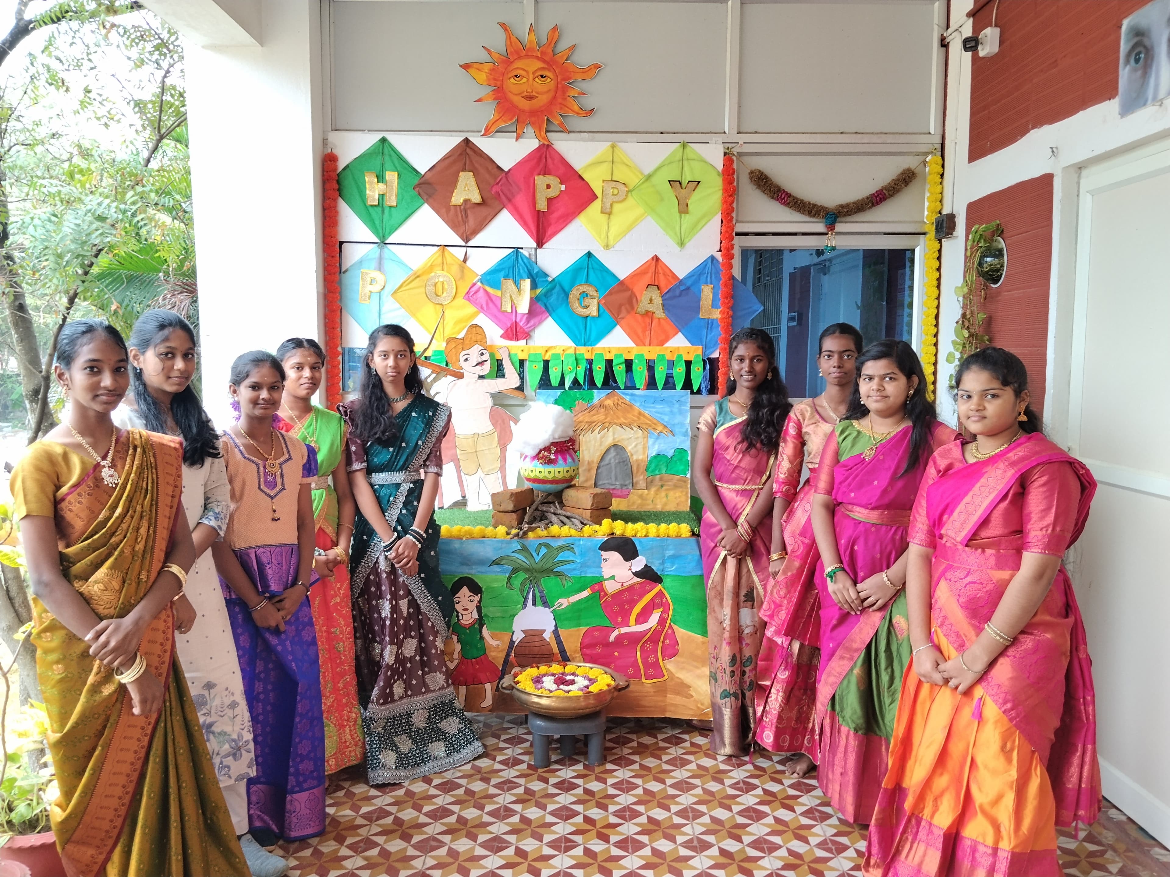 Pongal festival at Aurochild School Cuddalore