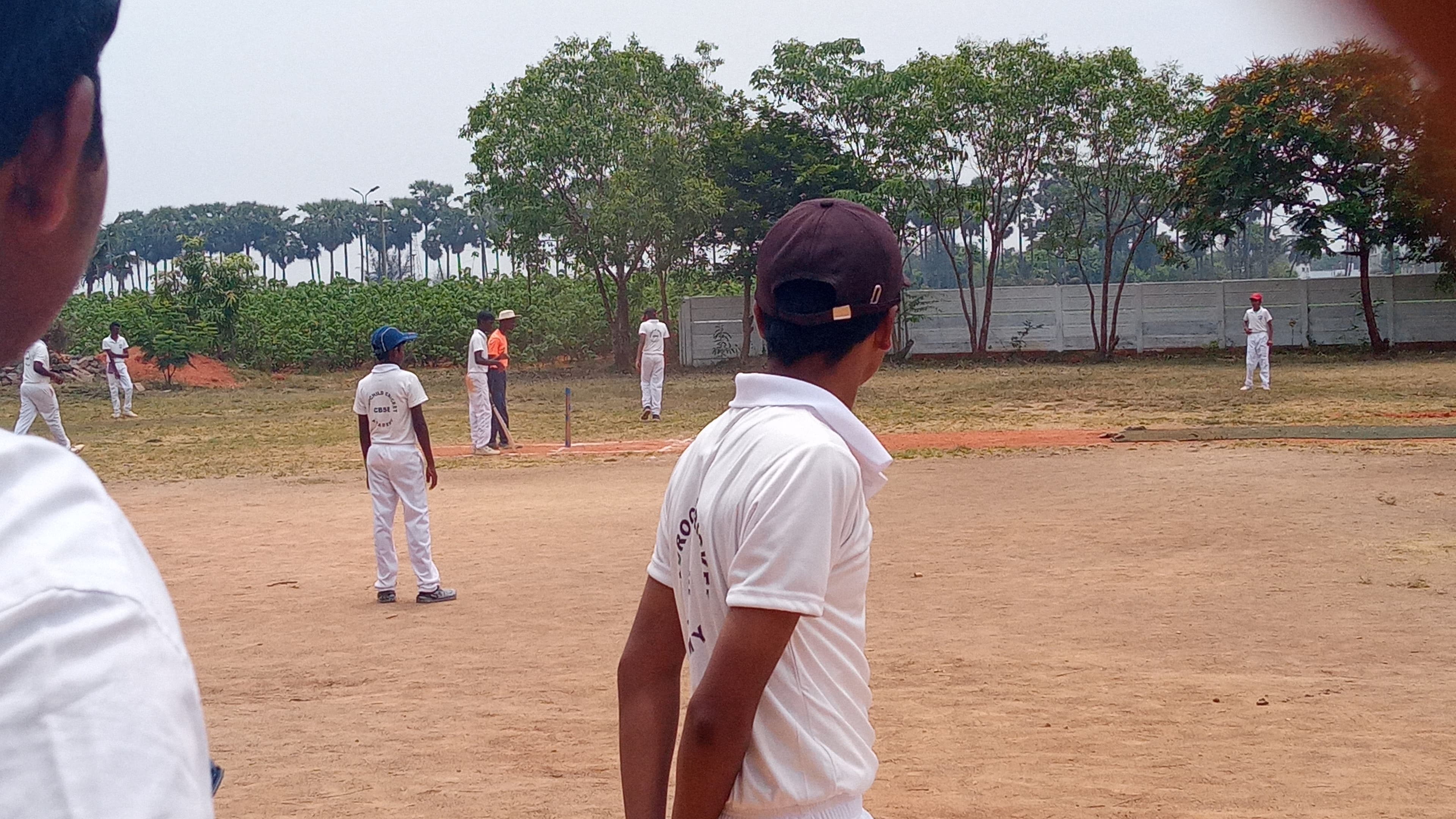 Cricket match at Aurochild School Cuddalore
