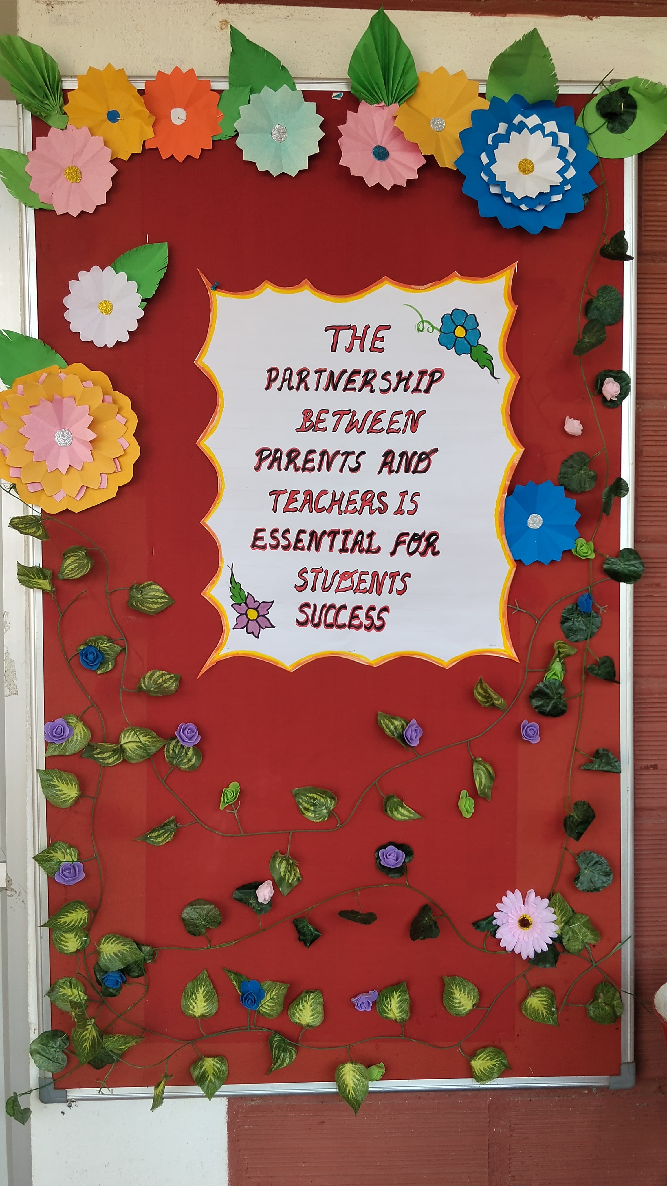 Parent-teacher meeting at Aurochild school